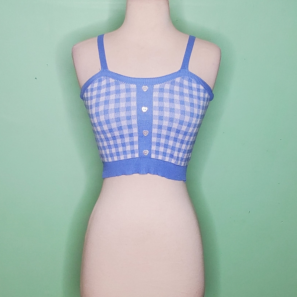 Knit Cropped Tank Top